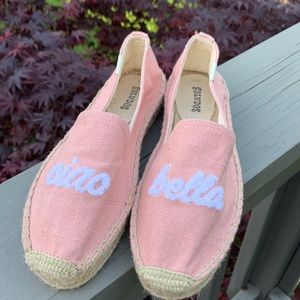 SOLUDOS Pink Ciao Bella Summer Espadrilles Slides